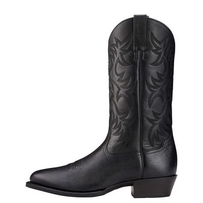 Ariat Heritage R Toe - Western Laarzen Zwart Heren - 11685-652